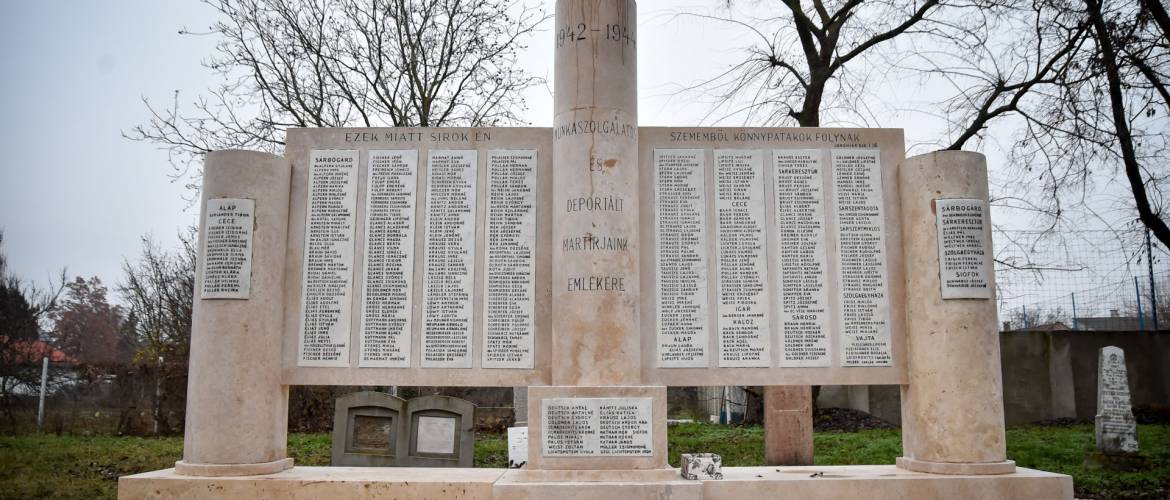 Sárbogárd: Felújított emlékmű és új kiállítóközpont a Mazsihisz közreműködésével